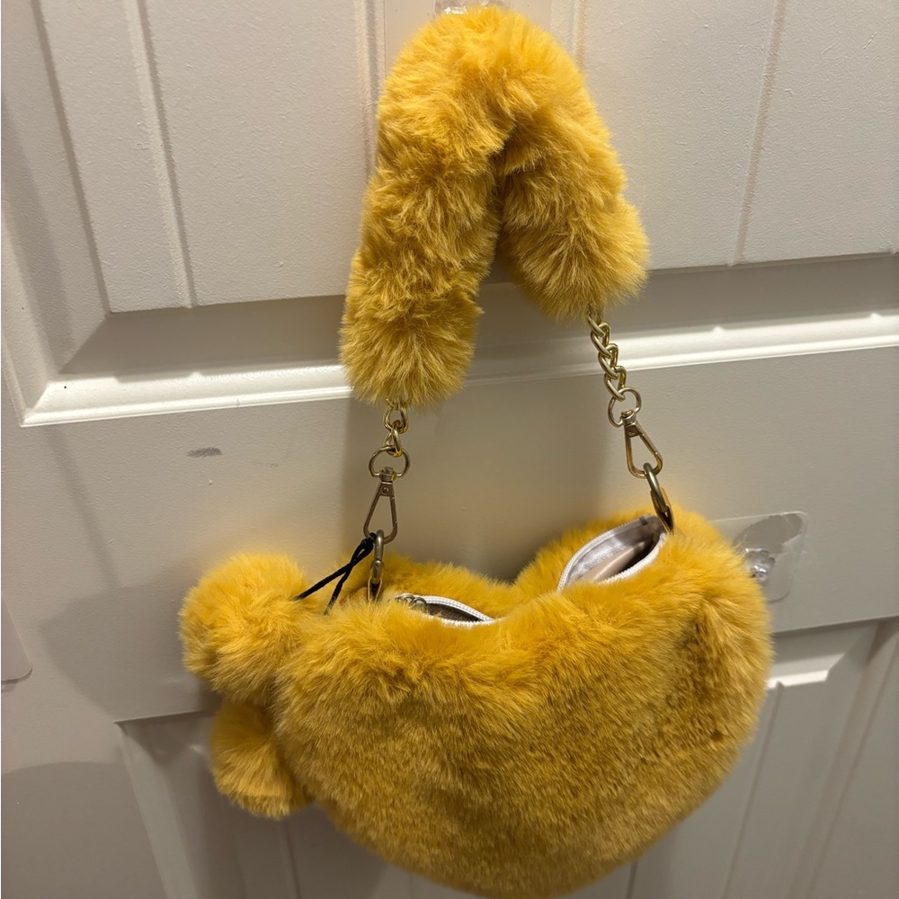 Yellow heart bag